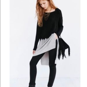 Black and grey Tunic top